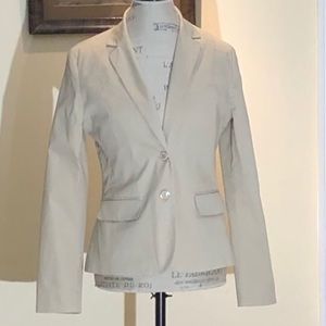 New York & Co. Ivory Suit Jacket Sz 10